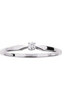 Bague solitaire diamants
