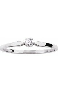 Bague solitaire diamants