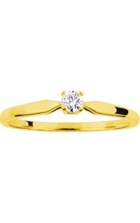 Bague solitaire diamants