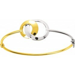Bracelet jonc deux ors