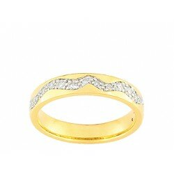 Alliance dame diamant